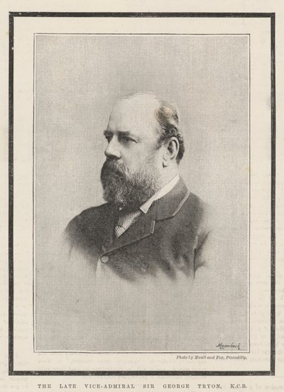 The late Vice-Admiral Sir George Tryon by English Photographer