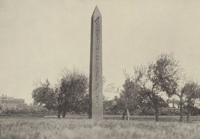 The obelisk of Heliopolis where Moses was educated by English Photographer