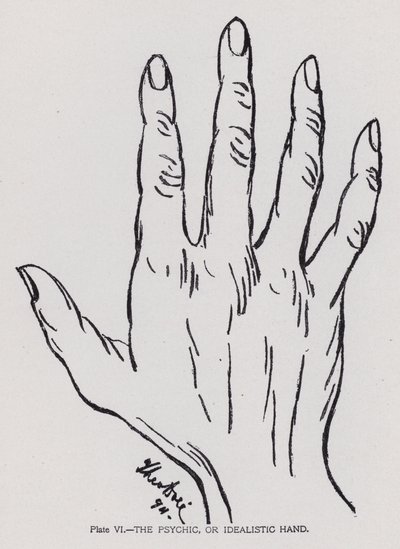 The Psychic, or Idealistic Hand by English Photographer