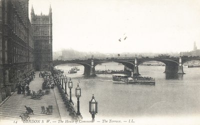 The Terrace of the House of Commons by English Photographer