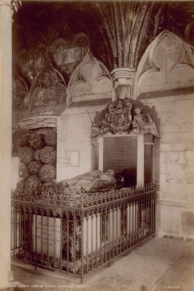 The Tomb of Bishop Andrewes by English Photographer
