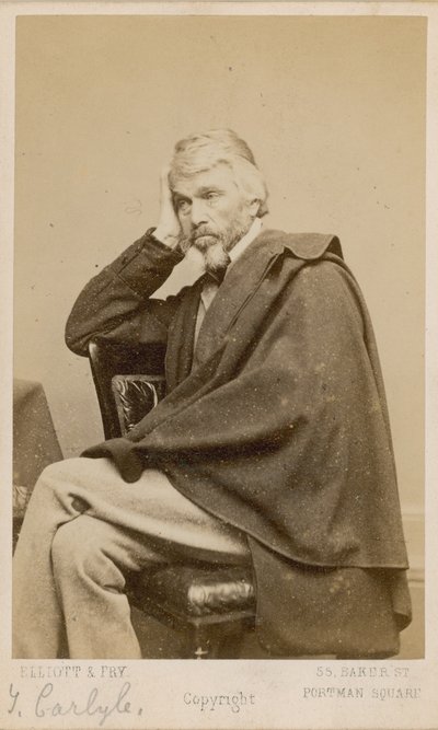 Thomas Carlyle by English Photographer