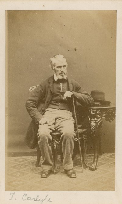 Thomas Carlyle by English Photographer