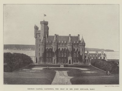 Thurso Castle, Caithness, the Seat of Sir John Sinclair, Baronet by English Photographer