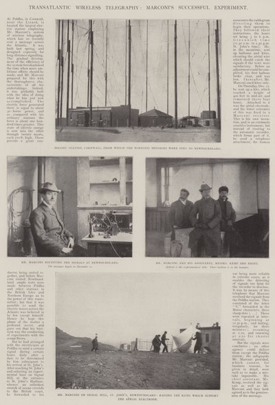 Transatlantic Wireless Telegraphy, Marconi