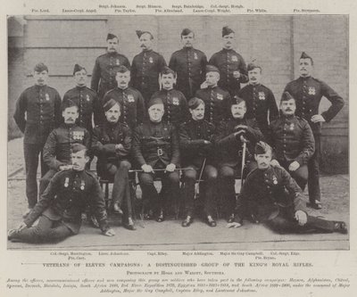 Veterans of Eleven Campaigns, a Distinguished Group of the King