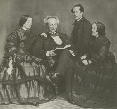 Victorian family group, 1857 by English Photographer