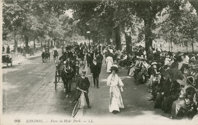 View of Hyde Park by English Photographer