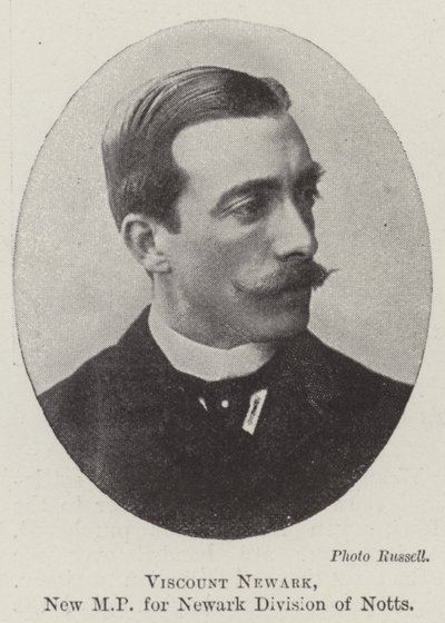 Viscount Newark, New MP for Newark Division of Notts by English Photographer