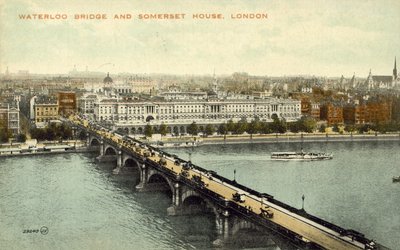 Waterloo Bridge and Somerset House by English Photographer