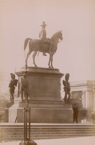 Wellington Monument in Hyde Park by English Photographer