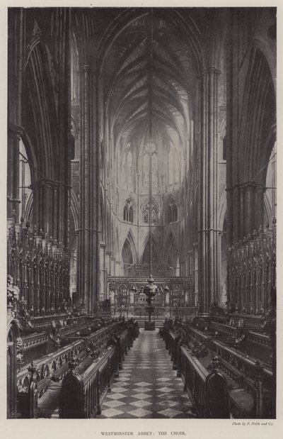 Westminster Abbey, the Choir by English Photographer