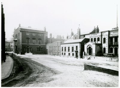 Whitehall Court or Yard, Vanbrugh House, demolished 1898 by English Photographer