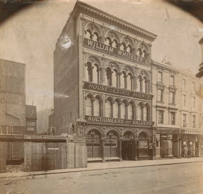 William Whiteley, house and estate agents, auctioneers and valuers, Westbourne Grove, London by English Photographer