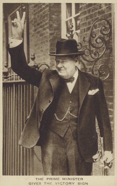 Winston Churchill by English Photographer