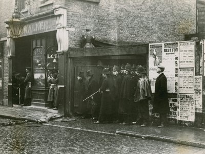 Winston Churchill at the Siege of Sidney Street by English Photographer