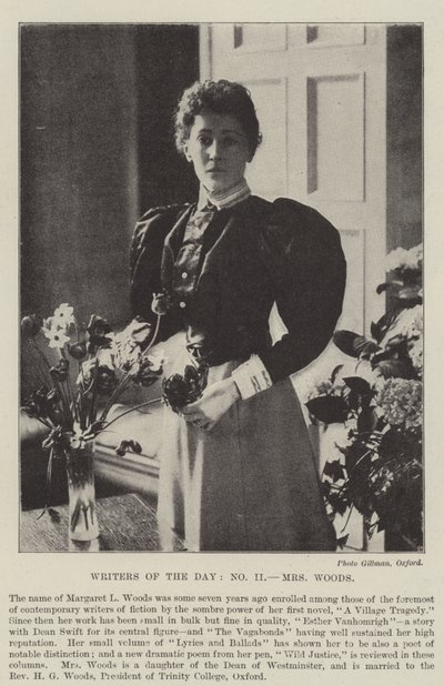 Writers of the Day, Mrs Woods by English Photographer