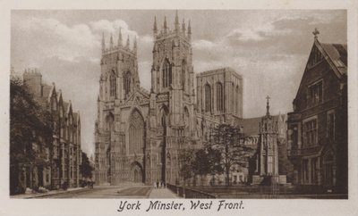 York Minster, West Front by English Photographer
