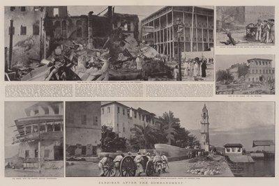 Zanzibar after the Bombardment by English Photographer