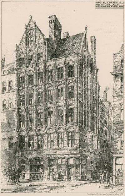 46-47 Cheapside; Ernest George & Peto, architects by English School