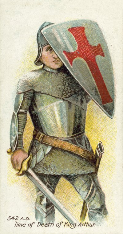 542 AD, Time of Death of King Arthur by English School