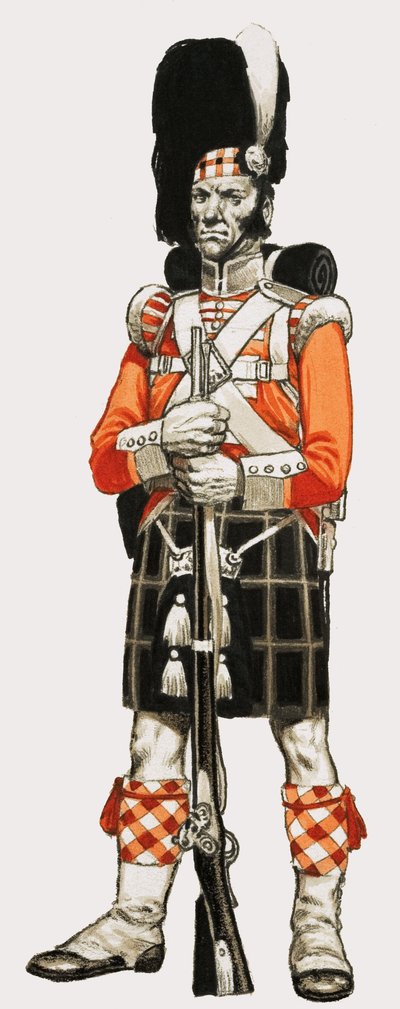 92nd Foot Private by English School