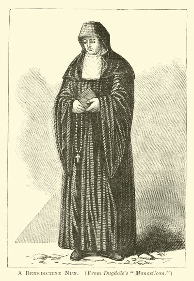 A Benedictine Nun by English School