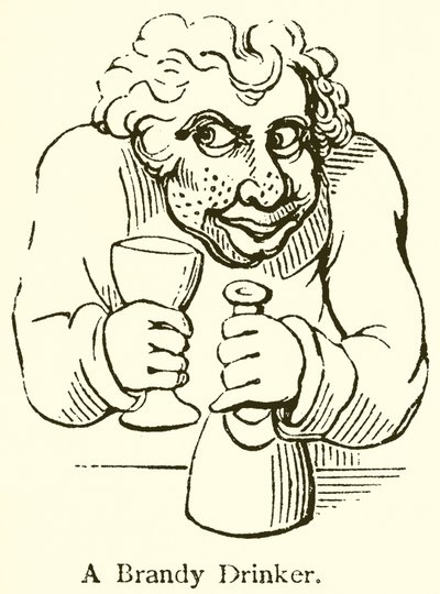 A Brandy Drinker by English School