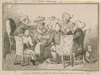 A Canal Meeting by English School