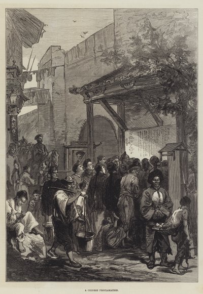 A Chinese Proclamation by English School