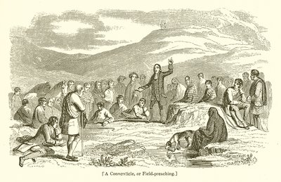 A Conventicle, or Field-Preaching by English School