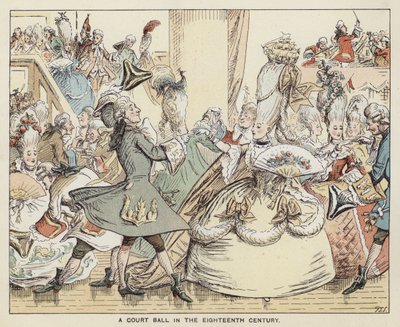 A Court Ball in the 18th Century by English School
