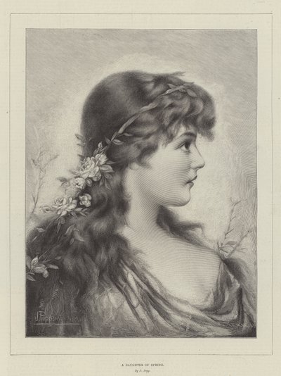 A Daughter of Spring by English School