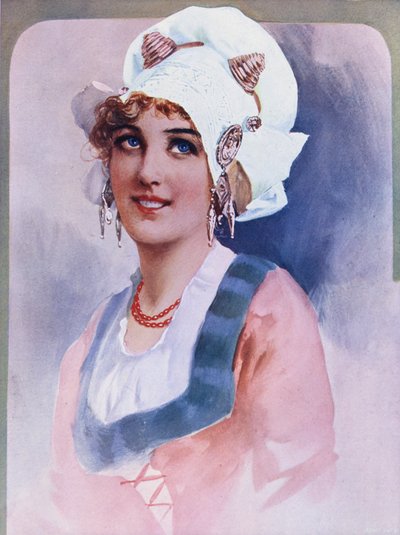 A Dutch Maiden by English School