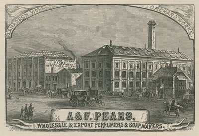 A & F Pears, Wholesale and Export Perfumers and Soapmakers by English School