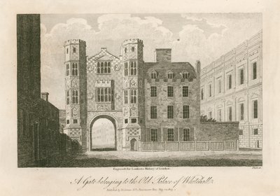 A Gate Belonging to the Old Palace of Whitehall by English School