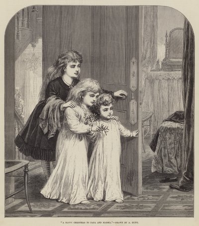 A Happy Christmas to Papa and Mamma by English School