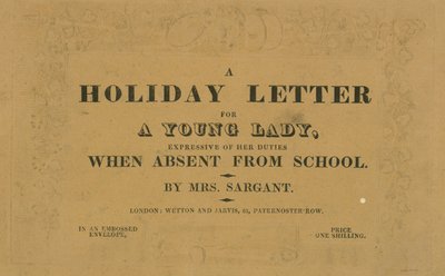 A Holiday Letter by English School
