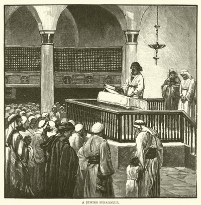A Jewish Synagogue by English School