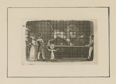 A Lion in City Scenes by English School