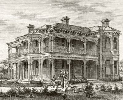A Melbourne Suburban House, c.1880, from 