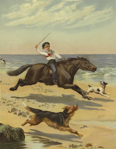 A Morning Gallop by English School