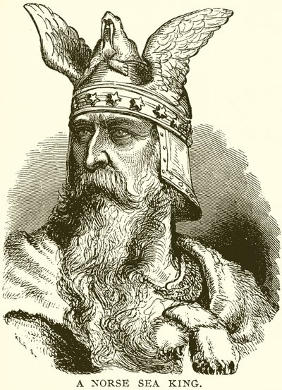 A Norse Sea King by English School