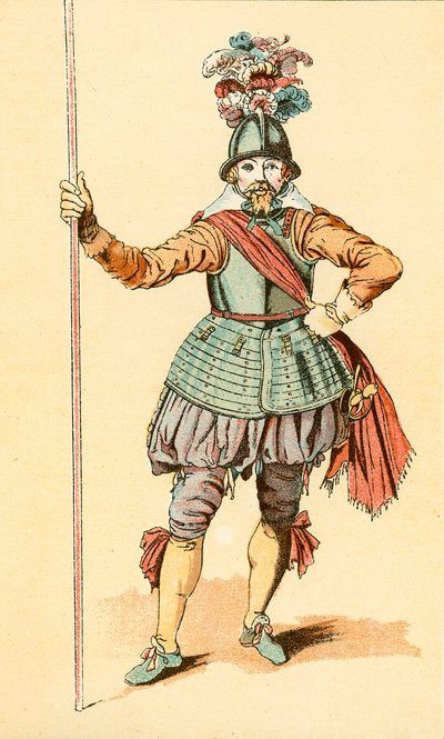 A Pikeman by English School