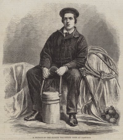 A Private of the Marine Volunteer Corps at Hastings by English School