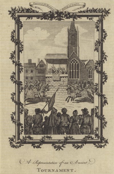 A Representation of an Ancient Tournament by English School