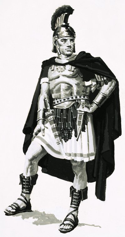 A Roman legionary by English School