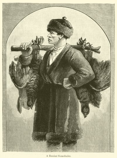 A Russian Gamedealer by English School