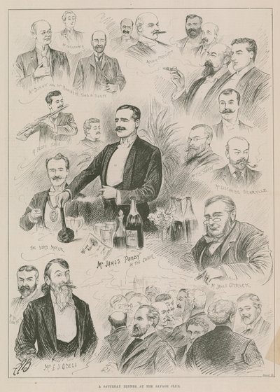 A Saturday Dinner at the Savage Club by English School