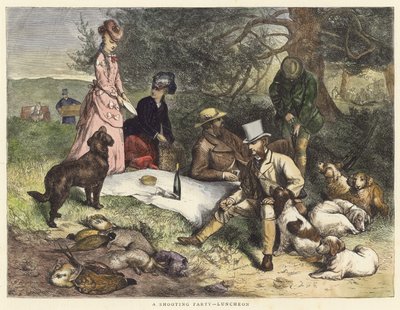 A Shooting Party by English School